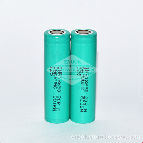 18650 Samsung 20R Dark Green Battery
